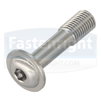 Security Pin Hex Button Flange Captive Screws