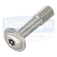 Security Pin TX Button Flange Captive Screws