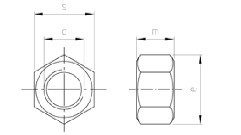 Duplex Stainless Steel Hexagon Nut