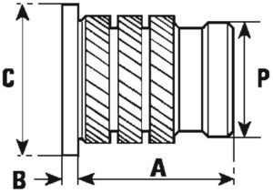 fasplas-ifp013-high-torque-resistant-headed-brass-insert-for-plastic