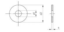 High Corrosion Resistant Washers with Outside Diameter