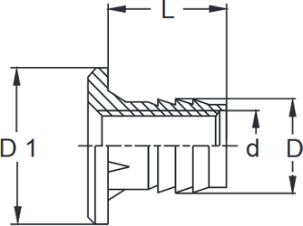 IN14-knock-in-insert-nut-technical-drawing