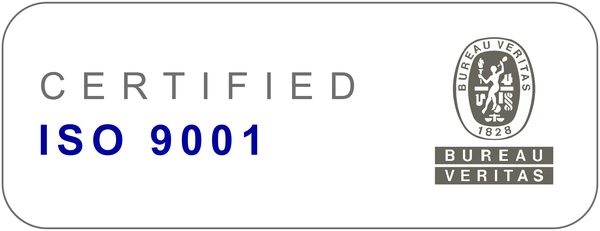 ISO 9001:2015 quality logo