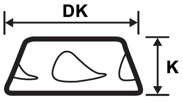 Kinmar Security Removable Nut Technical Drawing