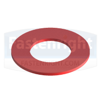 M8 Red Fibre Washer FREEPOST Pack of 50 Fiber Washer 