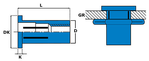 Rivet-Nut-4-Slpit-Leg-Dim