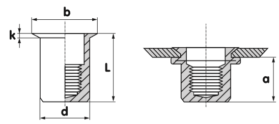 Rivet-Nut-Countersunk-Closed-End-Body-Technical-Drawing