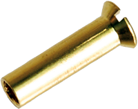 Brass Slotted Countersunk Barrel Nut