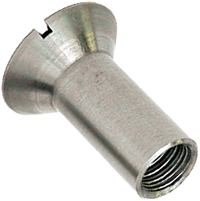 Stainless Slotted Countersunk Barrel Nut