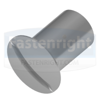 Slotted Raised Countersunk Barrel Nut