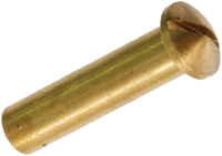 Brass Slotted Truss Head Barrel Nuts