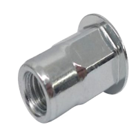 US Style Half Hex Body Rivet Nut Steel Zinc