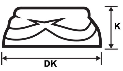 Security Wave Bolts Technical Drawing