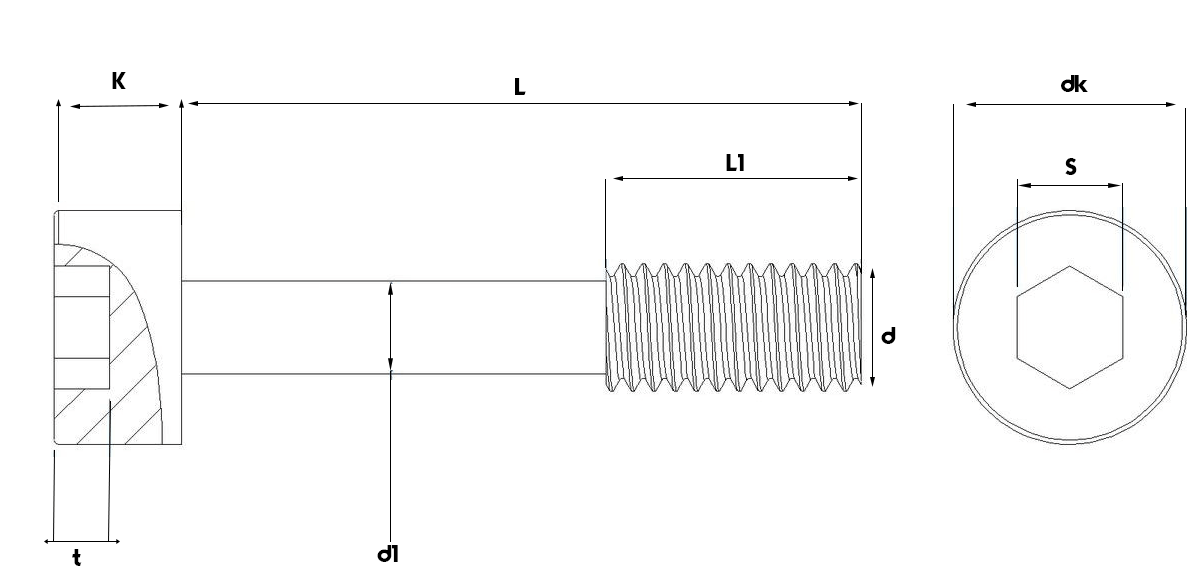Socket Cap Head Reduced Shank Captive Screws Fastenright Ltd