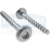 Furniture Connector Woodscrew with shoulder