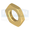 Brass Hexagon Half Nuts Fine Pitch (DIN 439)