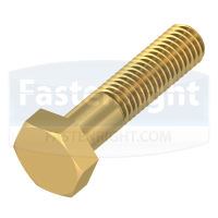 Brass Hexagon Head Bolts (DIN 931)