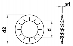 Internal Shakeproof Washer