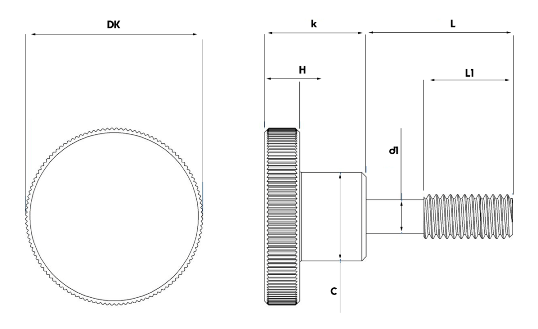 Knurled Captive Shouldered Thumb Screws Fastenright Ltd