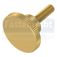 Brass Knurled Shouldered Thumb Screws (DIN 464)