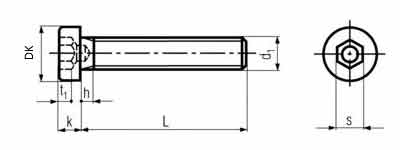 Low Head Socket Cap Screw Din 6912