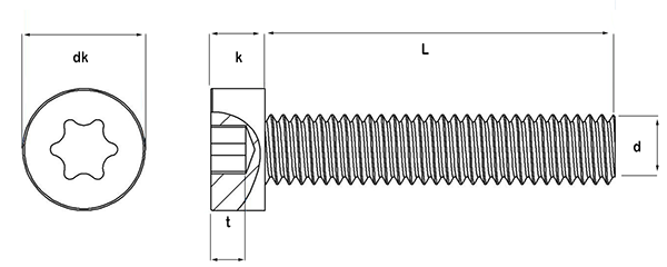 low head tx cap screws