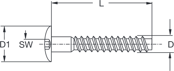 mushroom-head-furniture-connector-shoulder-woodscrew-technical-drawing