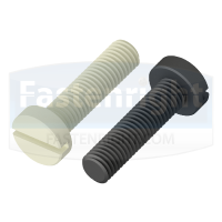 Plastic Slotted Cheese Machine Screws (DIN 84)