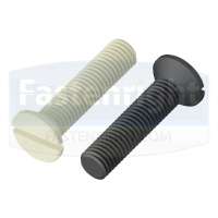 Plastic Slotted Countersunk Screws (DIN 963)