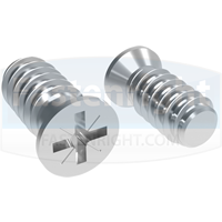 Pozi Countersunk Euro Screws