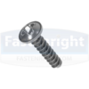 Pozi Flange Threadforming screw for plastic