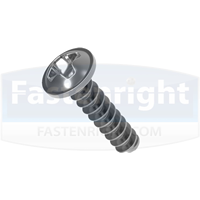 Pozi Flange Threadforming screw for plastic