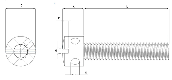 slotted capstan screws