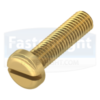 Brass Slotted Pan Head Screws (DIN 85)
