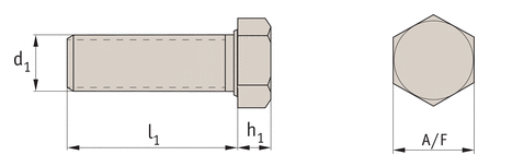 Titanium Hexagon Head Screws