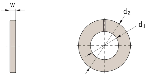 Vented Washer Technical Drawing