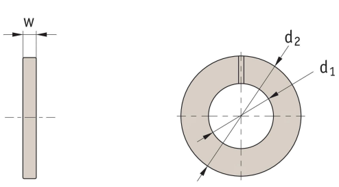 Vented Washer Technical Drawing
